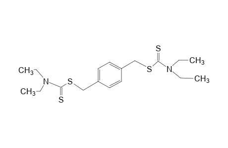 diethyldithiocarbamic acid, p-phenylenedimethylene ester