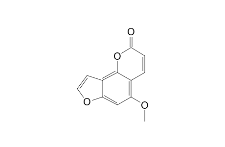 2H-Furo[2,3-h]-1-benzopyran-2-one, 5-methoxy-