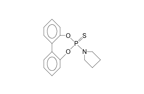 6-(1-Pyrrolidinyl)-dibenzo(D,F)(1,3,2)dioxaphosphepin 6-sulfide