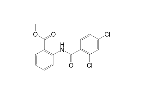 N-(2,4-dichlorobenzoyl)anthranilic acid, methyl ester