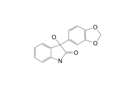 2H-Indol-2-one, 3-(1,3-benzodioxol-5-yl)-1,3-dihydro-3-hydroxy-