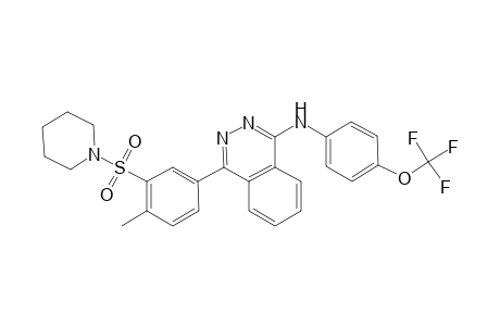 4-[4-methyl-3-(1-piperidinylsulfonyl)phenyl]-N-[4-(trifluoromethoxy)phenyl]-1-phthalazinamine