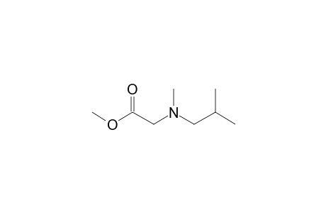 2-[(2-Methylpropyl)amino]acetic acid, N-methyl-, methyl ester