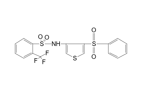 N-[4-(phenylsulfonyl)-3-thienyl]-alpha,alpha,alpha-trifluoro-o-toluenesulfonamide
