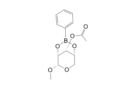 METHYL-3-O-ACETYL-2,4-O-PHENYLBORANE-DIYL-ALPHA-D-RIBOPYRANOSIDE