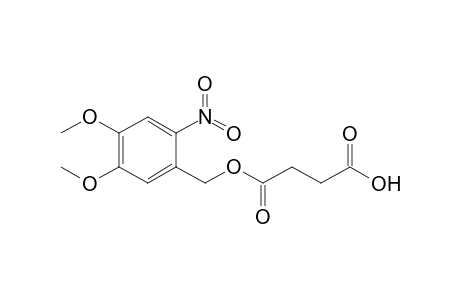 4-(4,5-dimethoxy-2-nitro-benzyl)oxy-4-keto-butyric acid