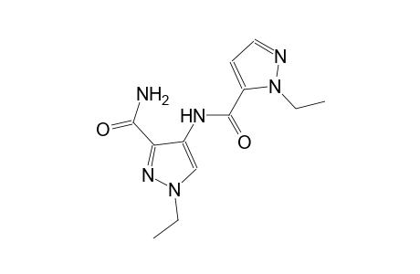 1-ethyl-4-{[(1-ethyl-1H-pyrazol-5-yl)carbonyl]amino}-1H-pyrazole-3-carboxamide