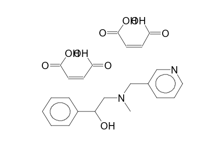N-(3-PICOLYL)-2-METHYLAMINO-1-PHENYL-1-ETHANOL DIMALEATE