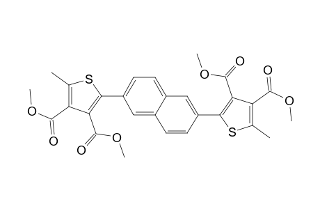 3,4-Thiophenedicarboxylic acid, 2,2'-(2,6-naphthalenediyl)bis[5-methyl-, tetramethyl ester