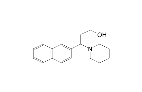 3-Naphthalen-2-yl-3-piperidin-1-yl-propan-1-ol