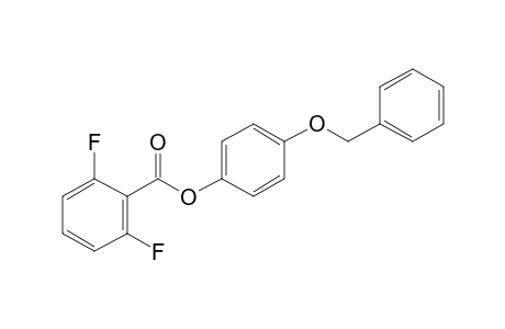 2,6-Difluorobenzoic acid, 4-benzyloxyphenyl ester