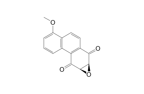 cis-2,3-Epoxy-2,3-dihydro-8-methoxy-1,4-phenanthrenequinone