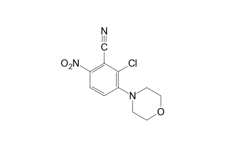 2-chloro-3-morpholino-6-nitrobenzonitrile
