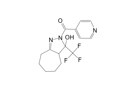 2-isonicotinoyl-3-(trifluoromethyl)-2,3,3a,4,5,6,7,8-octahydrocyclohepta[c]pyrazol-3-ol