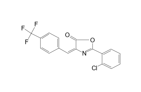 Oxazol-5(4H)-one, 2-(2-chlorophenyl)-4-(4-trifluoromethylbenzylidene)-