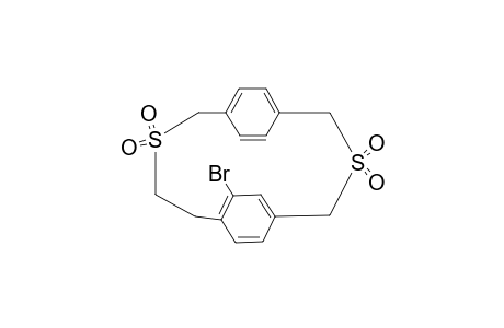 17-Bromo-3,10-dithia-tricyclo[11.2.2.2*5,8*]nonadeca-1(16),5,7,13(17),14,18-hexaene 3,3,10,10-tetraoxide