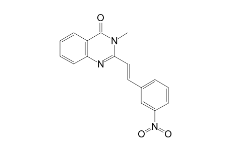 3-methyl-2-[(E)-2-(3-nitrophenyl)ethenyl]-4(3H)-quinazolinone