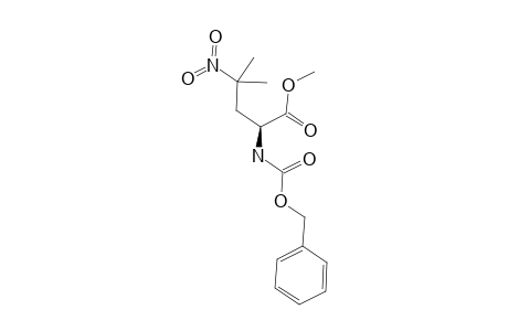 2-(Benzyloxycarbonylamino)-4-methyl-4-nitro-valeric acid methyl ester