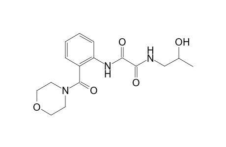 ethanediamide, N~1~-(2-hydroxypropyl)-N~2~-[2-(4-morpholinylcarbonyl)phenyl]-