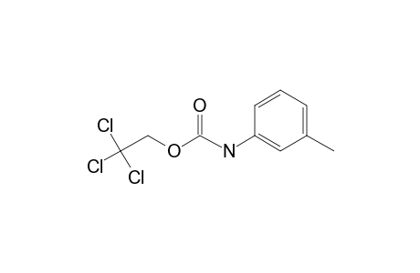 Carbonic acid, monoamide, N-(3-methylphenyl)-, 2,2,2-trichloroethyl ester