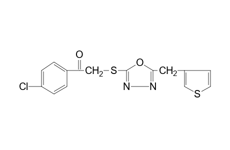 4'-chloro-2-{[5-(3-thenyl)-1,3,4-oxadiazol-2-yl]thio}acetophenone