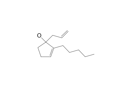 1-Allyl-2-pentylcyclopent-2-enol