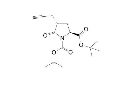 (2S,4R)-Di-tert-butyl-4-(prop-2-yn-1-yl)-5-oxopyrrolidin-1,2-dicarboxylate