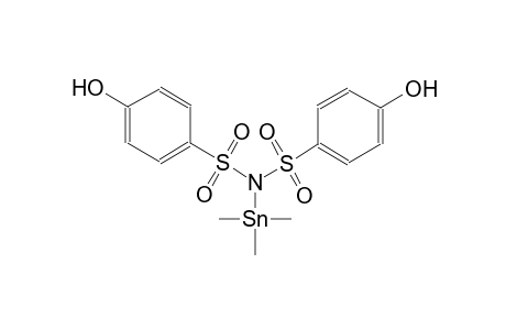 4-hydroxy-N-[(4-hydroxyphenyl)sulfonyl]-N-(trimethylstannyl)benzenesulfonamide