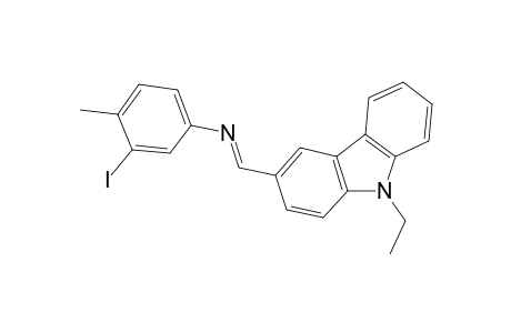 N-[(E)-(9-ethyl-9H-carbazol-3-yl)methylidene]-3-iodo-4-methylaniline
