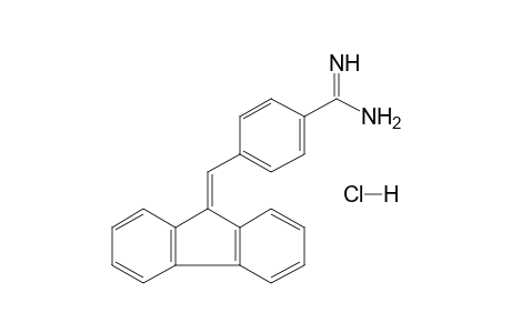 p-(fluorenylidenemethyl)benzamidine, hydrochloride