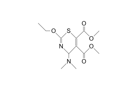 2-Ethoxy-4-dimethylamino-4H-1,3-thiazine-5,6-dicarboxylic acid, dimethyl ester