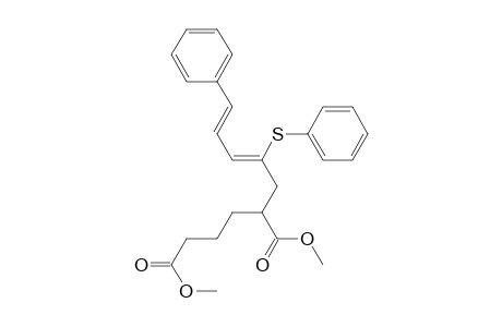 Dimethyl 2-(2-(Phenylthio)-5-phenyl-2,4-pentadienyl)adipate