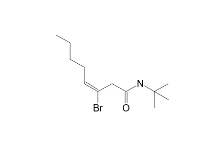 (E)-N-t-Butyl-3-bromo-3-octenamide