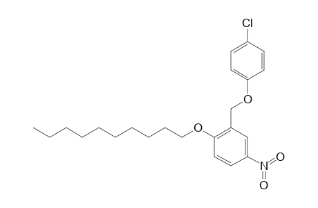 p-chlorophenyl 2-(decyloxy)-5-nitrobenzyl ether