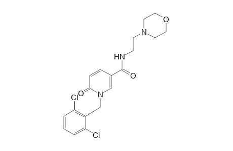 1-(2,6-DICHLOROBENZYL)-1,6-DIHYDRO-N-(2-MORPHOLINOETHYL)-6-OXONICOTINAMIDE