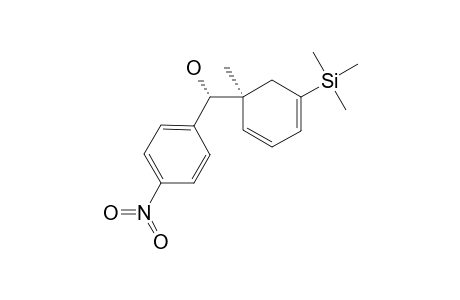 (1-METHYL-5-TRIMETHYLSILYL-CYCLOHEXA-2,4-DIEN-1-YL)-(4-NITROPHENYL)-METHANOL