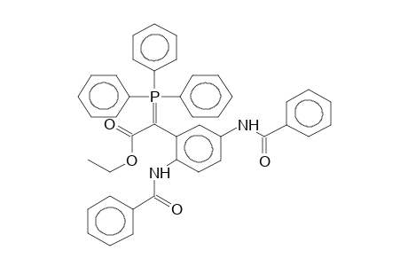 ETHYL-2,5-BIS(BENZYLAMINO)-ALPHA-(TRIPHENYLPHOSPHORANYLIDENE)BENZENEACETATE