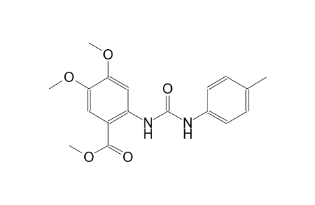 Methyl 4,5-dimethoxy-2-[(4-toluidinocarbonyl)amino]benzoate