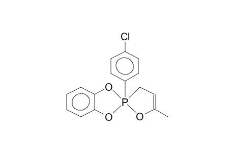 2-PARA-CHLOROPHENYL-2,2-PHENYLENEDIOXY-5-METHYL-1,2-OXAPHOSPHOL-4-ENE