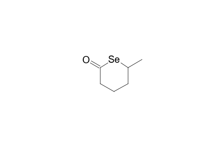 2-Methyltetrahydro-selenopyran-2-one