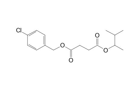 Succinic acid, 3-methylbut-2-yl 4-chlorobenzyl ester