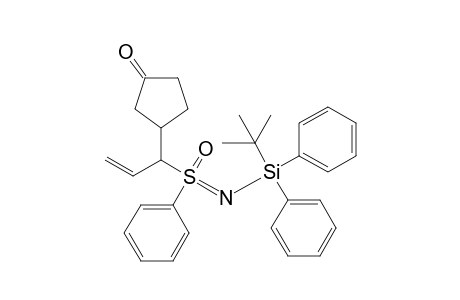 3-[1'-(N-t-Butyldiphenylsilyl-S-phenylsulfonimidoyl)-2'-propenyl]cyclopentanone isomer