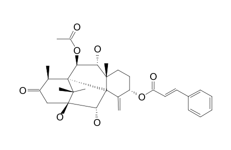 1-BETA,2-ALPHA,9-ALPHA-TRIHYDROXY-10-BETA-ACETOXY-5-ALPHA-CINNAMOYLOXY-3,11-CYCLOTAXA-4(20)-EN-13-ONE