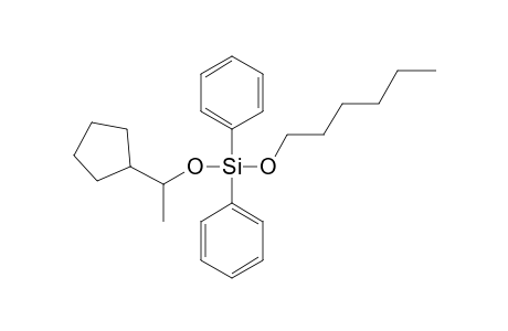 Silane, diphenyl(1-cyclopentylethoxy)hexyloxy-