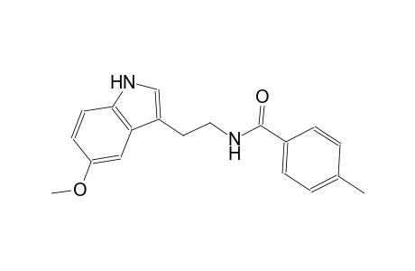 N-[2-(5-methoxy-1H-indol-3-yl)ethyl]-4-methylbenzamide