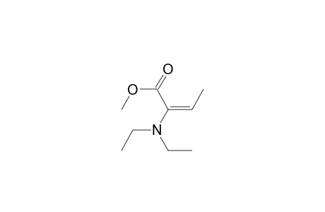 2-Butenoic acid, 2-(diethylamino)-, methyl ester