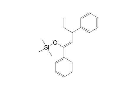 ([(1Z)-1,3-Diphenyl-1-pentenyl]oxy)(trimethyl)silane