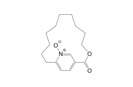 3-oxa-15-azabicclo[12.2.2]octadeca-14,16,17-trien-2-one, 15-oxide