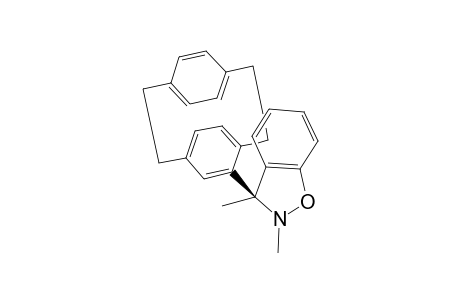 (3R*)-2,3-DIMETHYL-3-((4R*)-(4'-[2.2]-PARACYCLOPHANYL)-2,3-DIHYDROBENZO-[D]-ISOXAZOLE