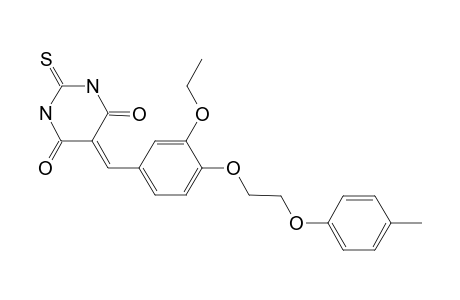 5-[3-Ethoxy-4-[2-(4-methylphenoxy)ethoxy]benzylidene]-2-thioxo-hexahydropyrimidine-4,6-quinone